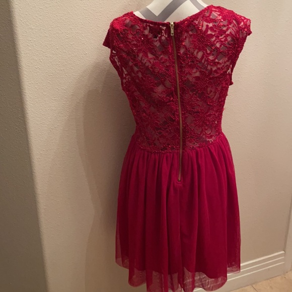deb Red Formal Dress Size  XL - Picture 3 of 6